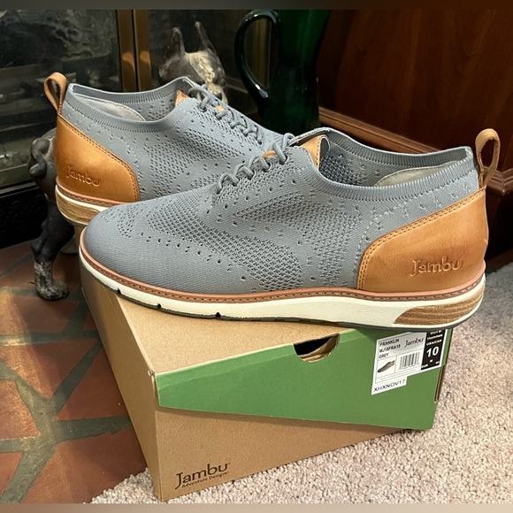 JAMBU Gray Franklin Oxford Shoes Men’s 10 New NIB main image 5